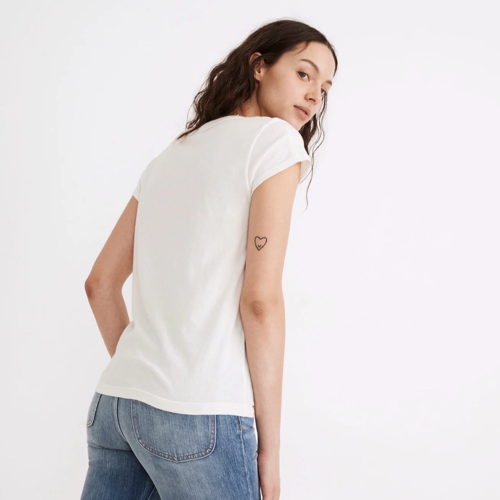 Madewell x Lisa Congdon Love To All Pride Perfect Vintage Tee • NWT - Picture 3 of 7